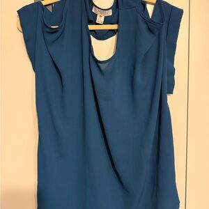 Forever 21 Teal Cutout Tank Top